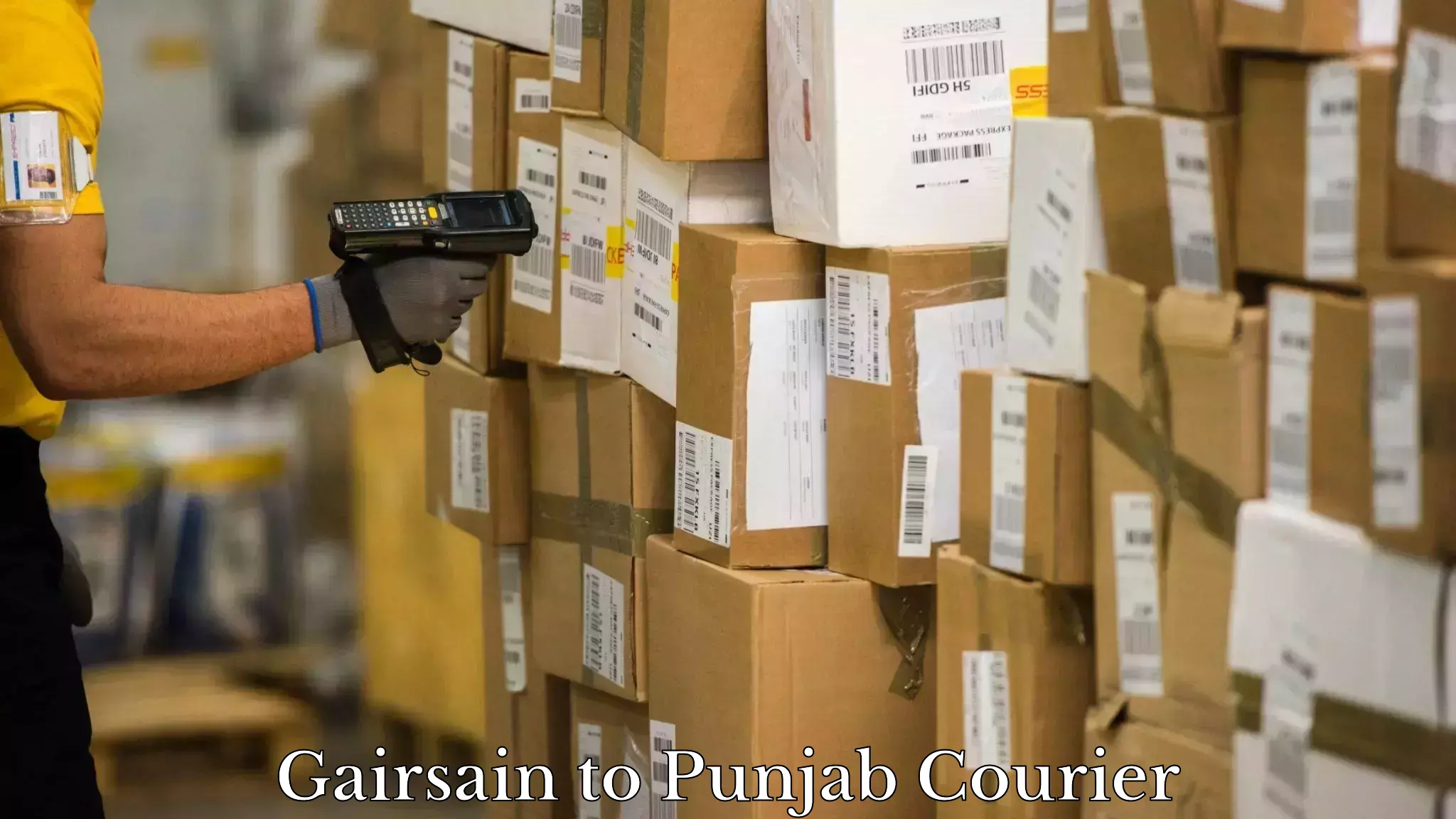 24-hour courier service in Gairsain to Punjab