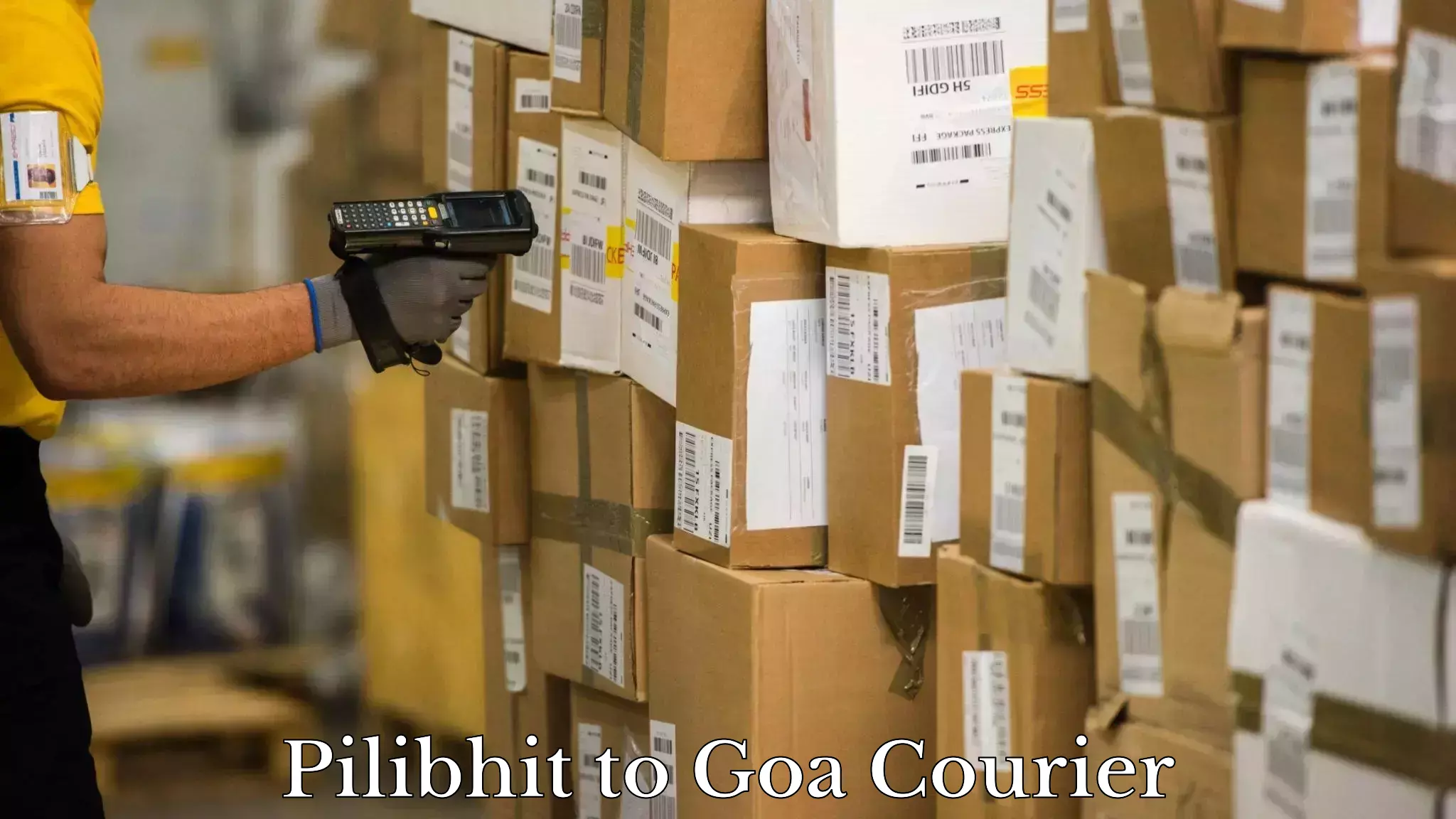 Online package tracking Pilibhit to Bicholim