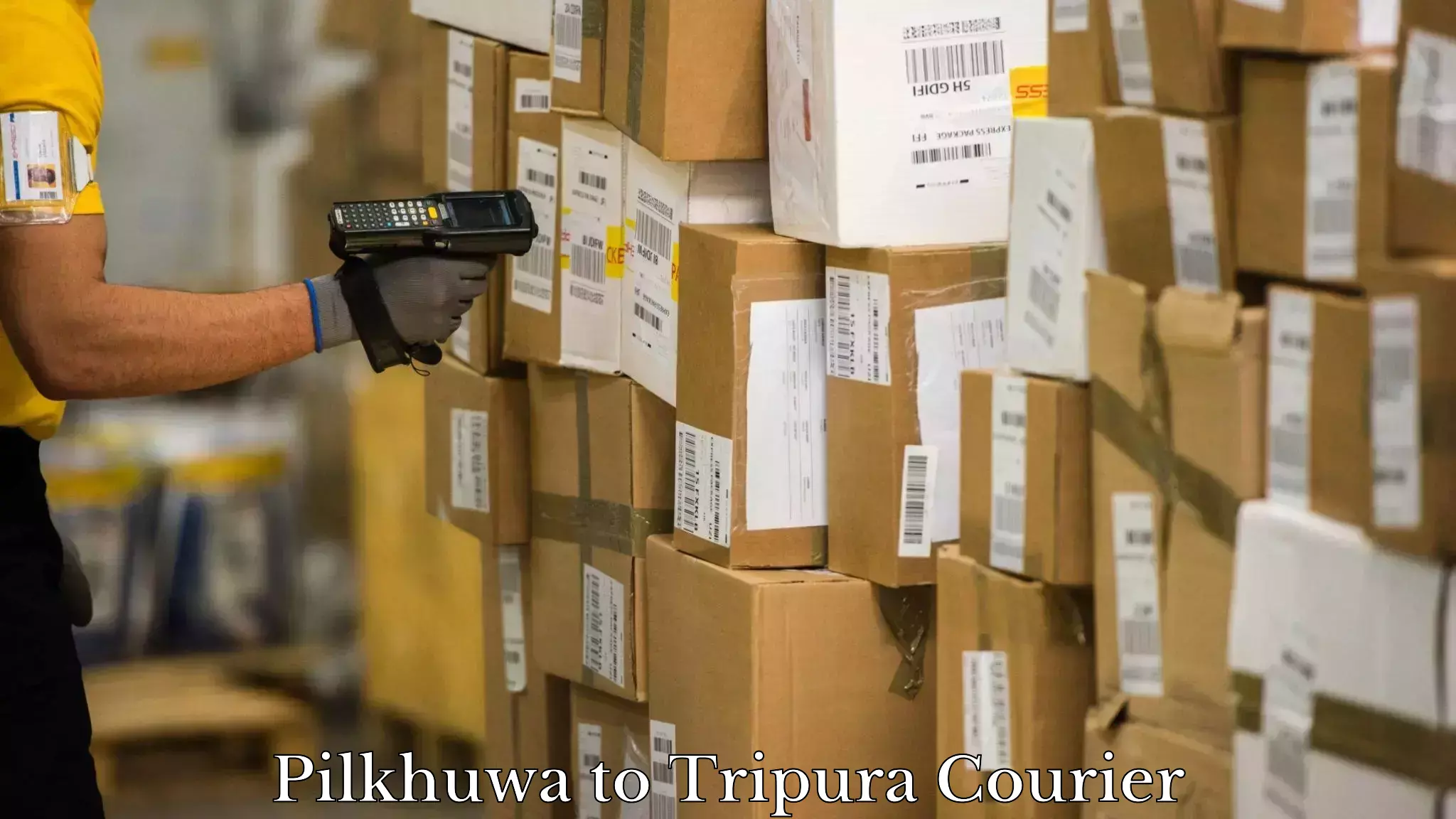 High-priority parcel service Pilkhuwa to Tripura