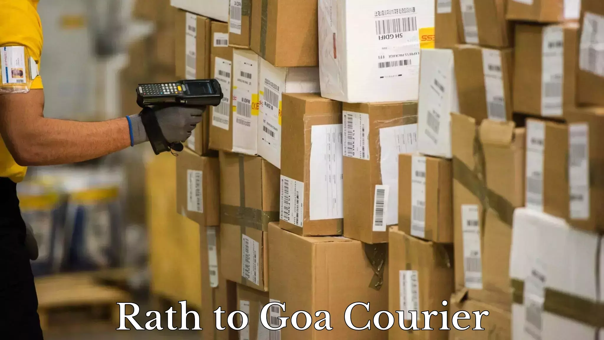 Cost-effective courier options Rath to Panjim