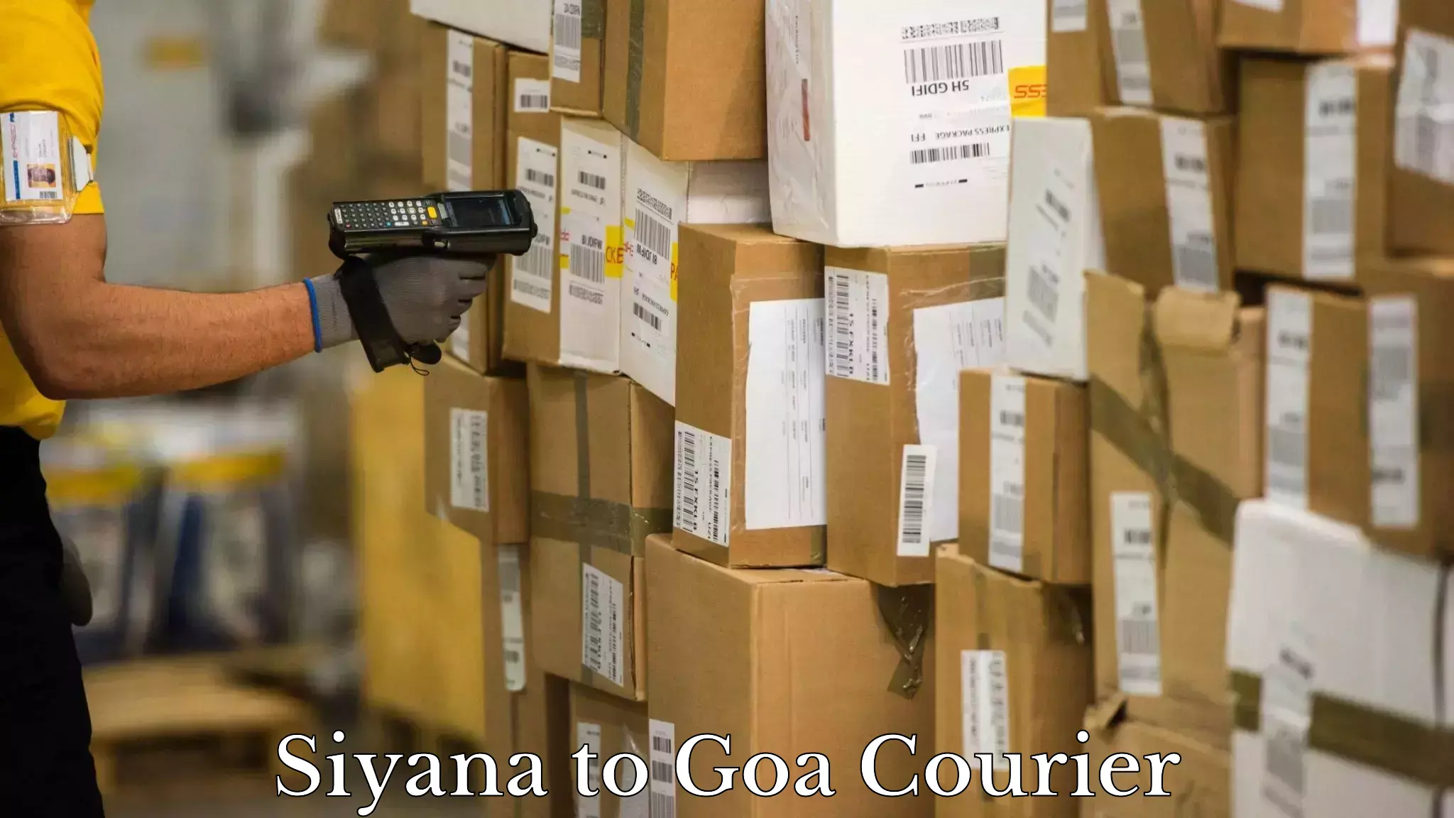 Professional courier services Siyana to Panjim