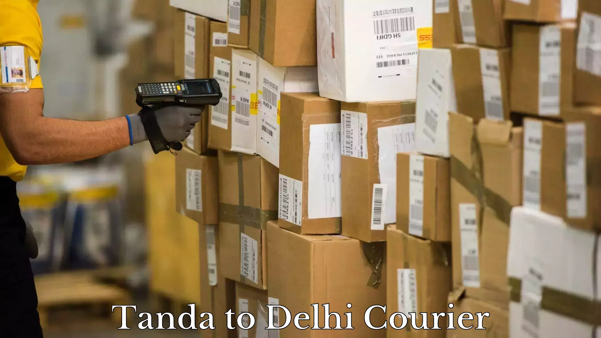 Multi-service courier options in Tanda to Delhi
