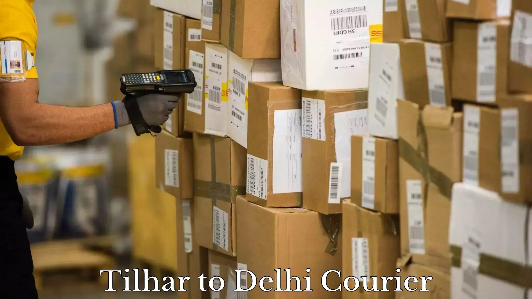 Customizable shipping options Tilhar to Kalkaji