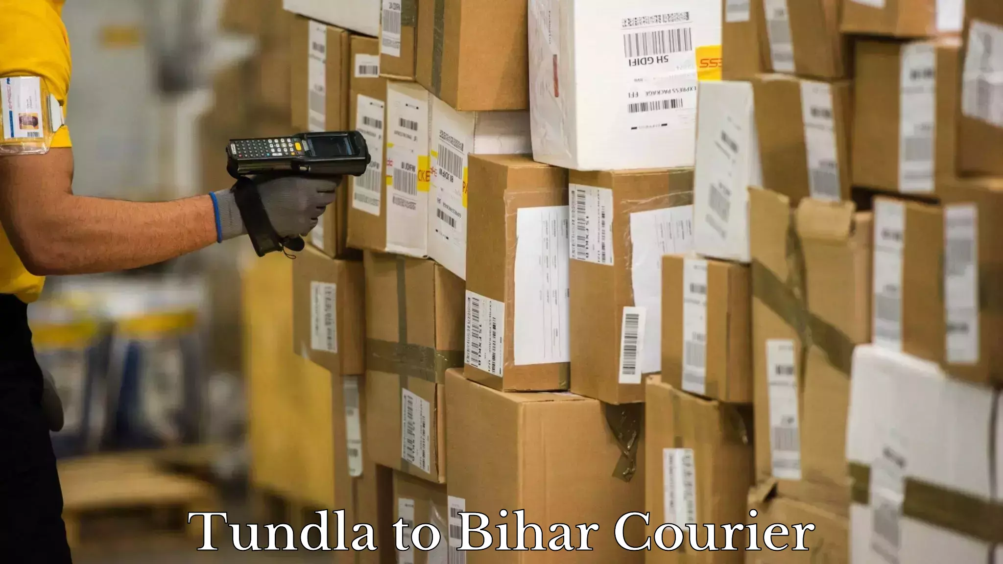 Courier service efficiency Tundla to Barachati