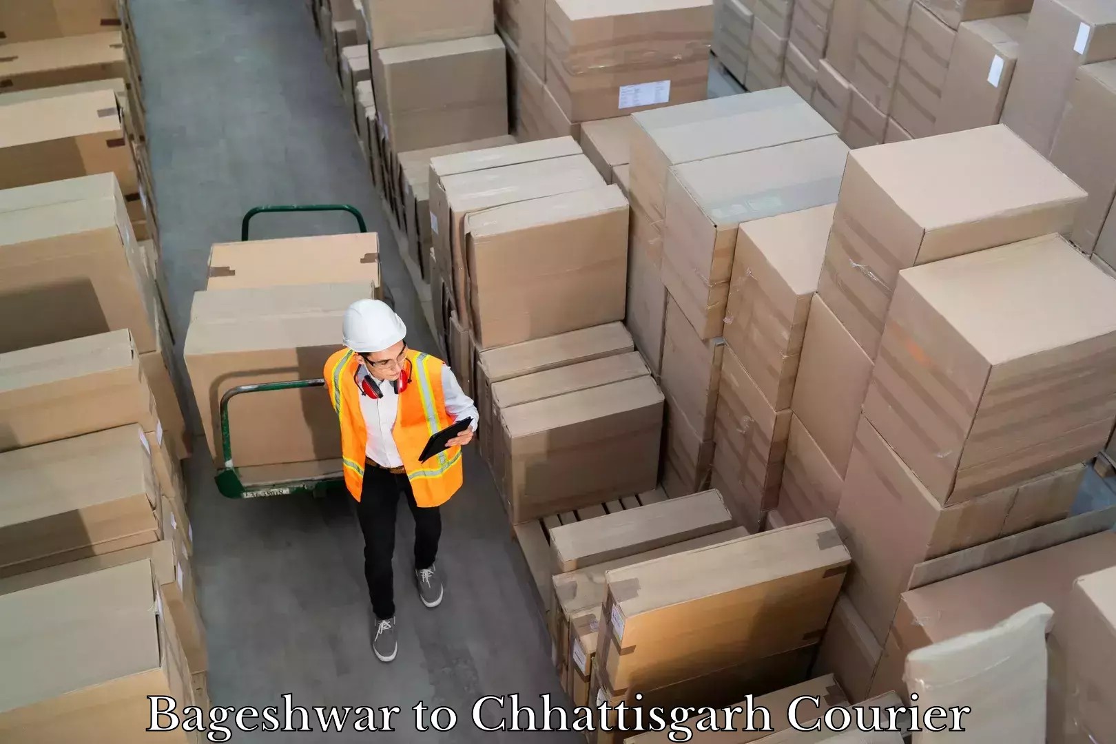 Global parcel delivery Bageshwar to Chhattisgarh