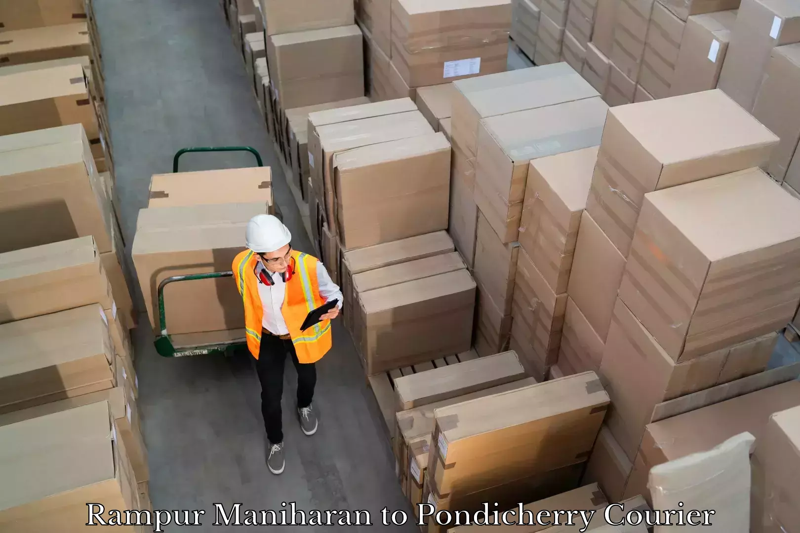 Automated shipping processes Rampur Maniharan to Pondicherry University