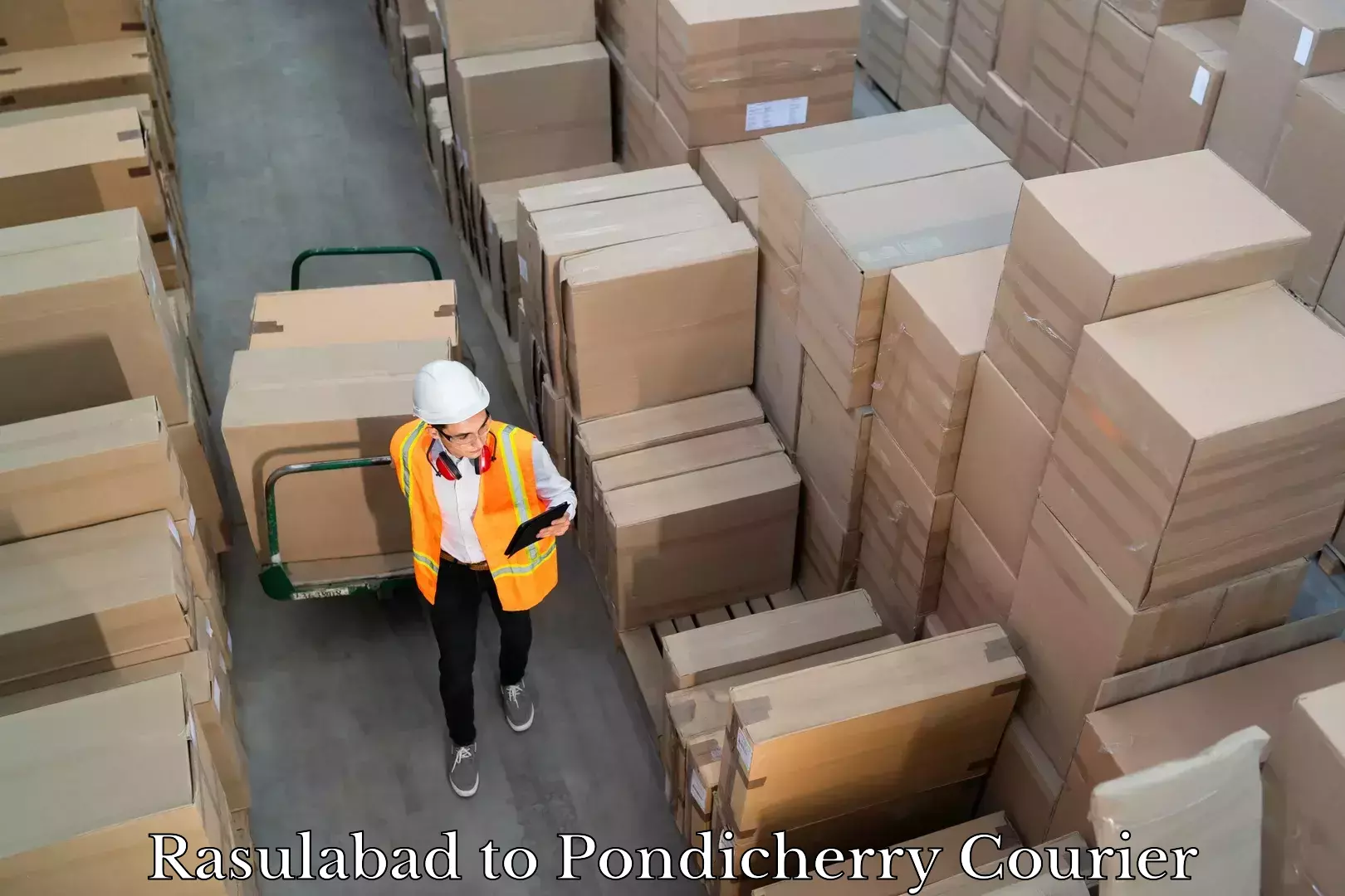 Premium courier solutions in Rasulabad to Pondicherry University