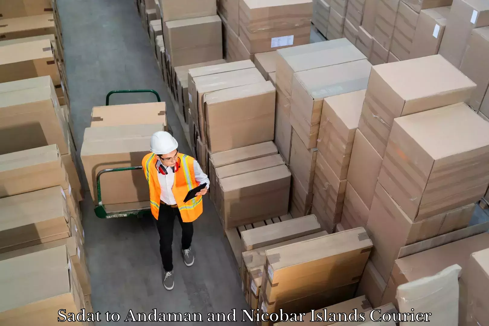 Custom logistics solutions Sadat to Andaman and Nicobar Islands