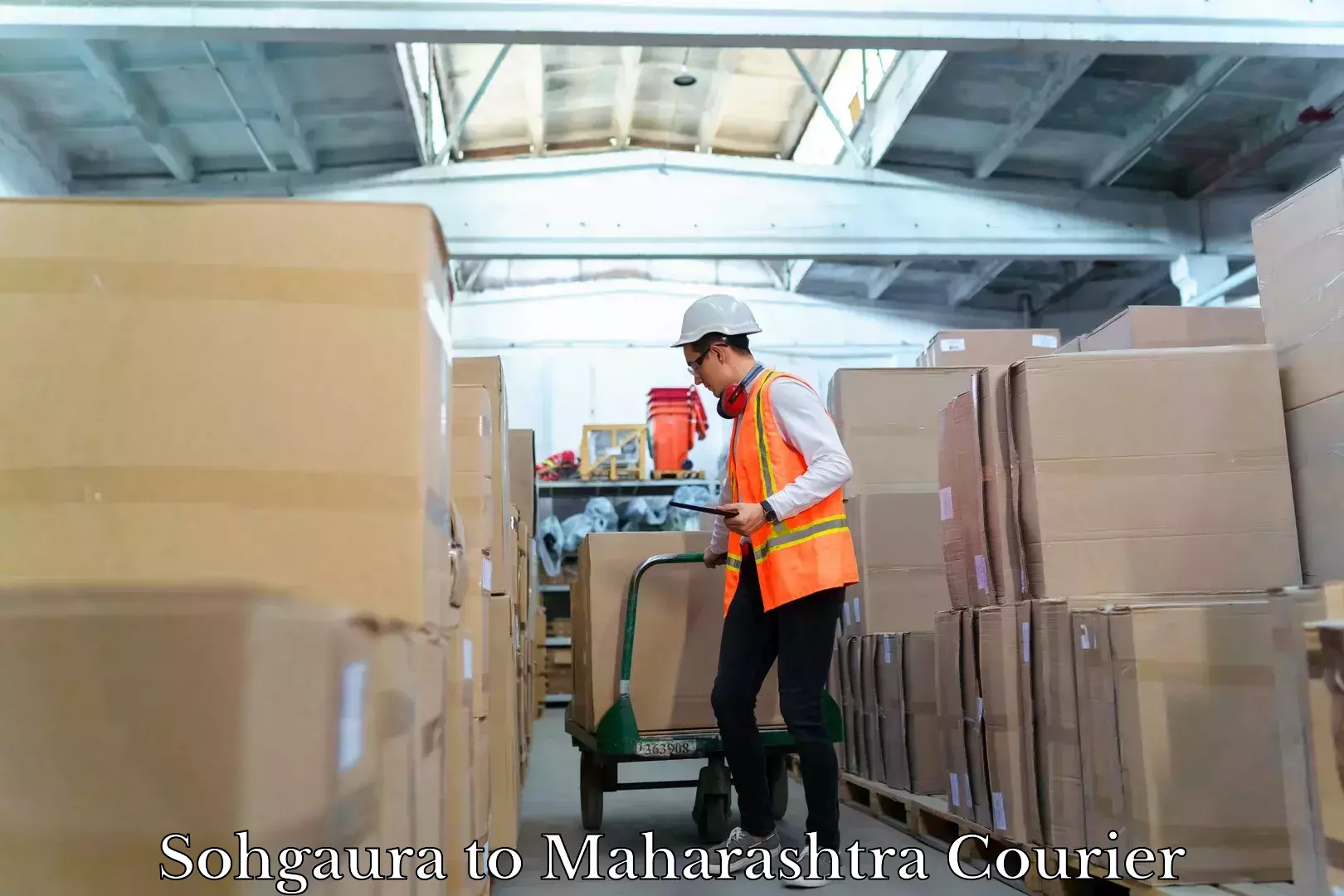 Customer-friendly courier services Sohgaura to Maharashtra