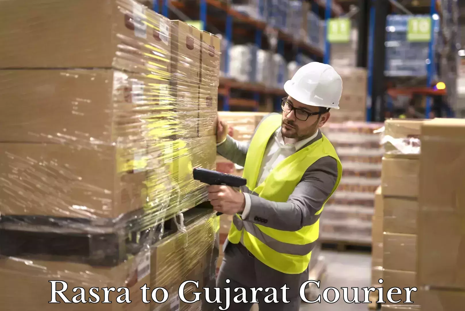 Same day shipping in Rasra to Narmada Gujarat