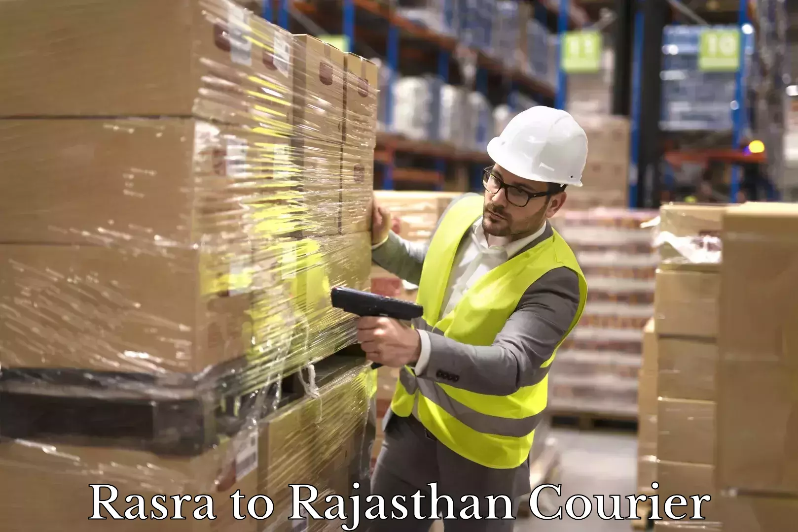 International courier rates Rasra to Rajasthan