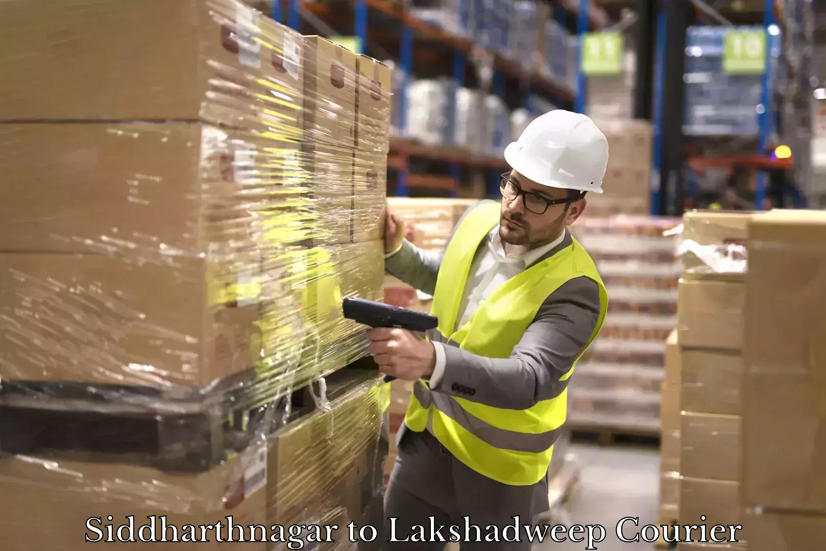Fast shipping solutions Siddharthnagar to Lakshadweep