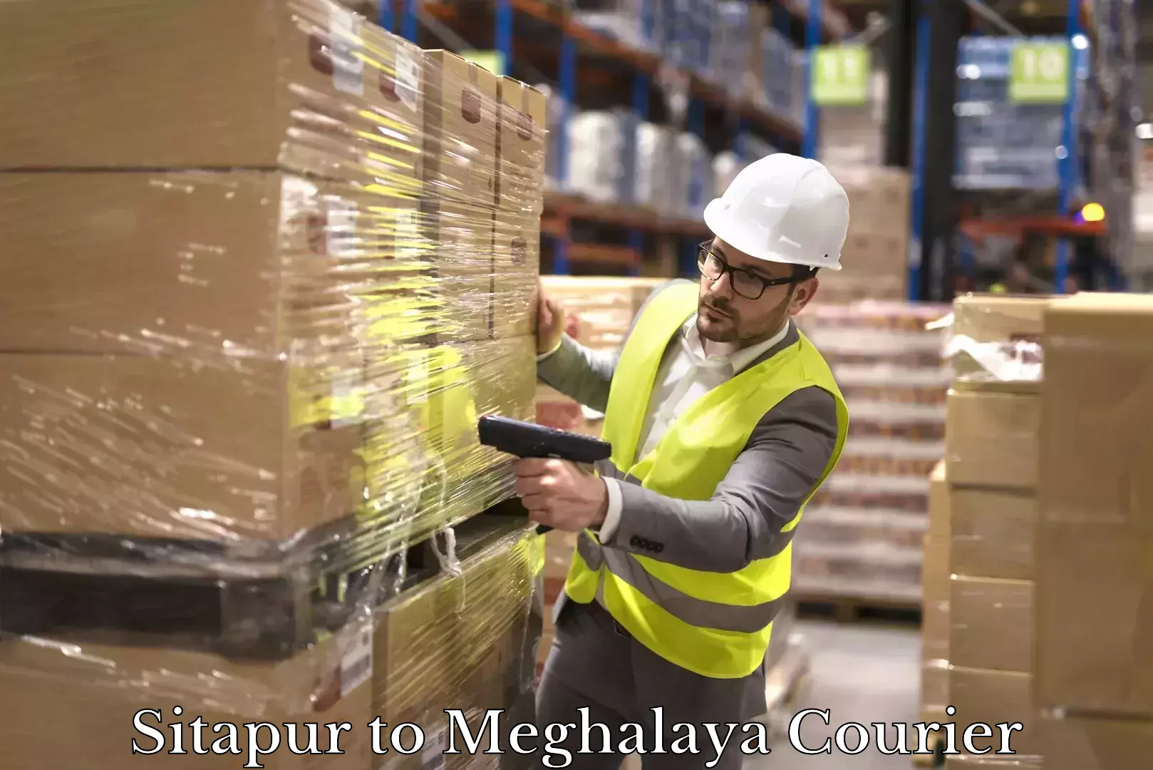 Express courier capabilities Sitapur to NIT Meghalaya