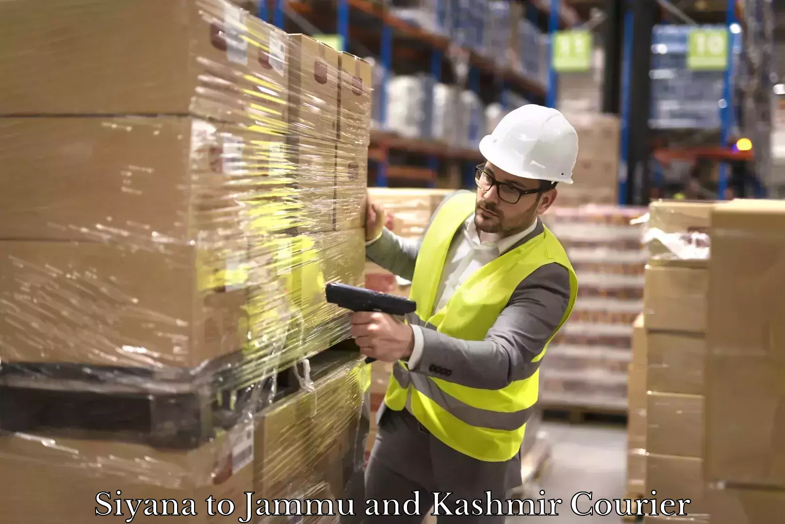 Seamless shipping experience Siyana to Jammu and Kashmir