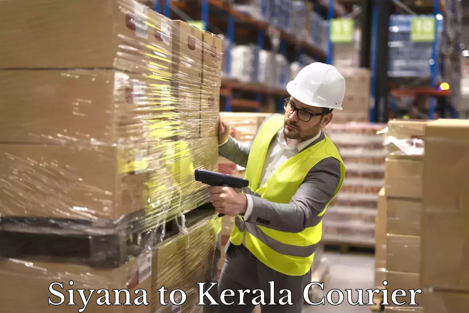 Long distance courier Siyana to Kerala