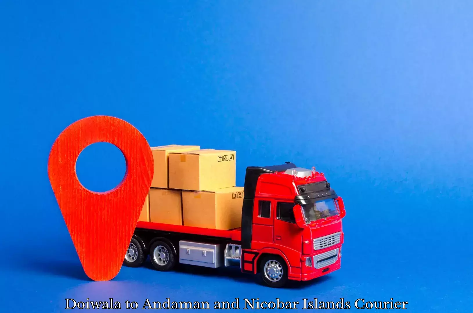 Parcel delivery automation Doiwala to North And Middle Andaman