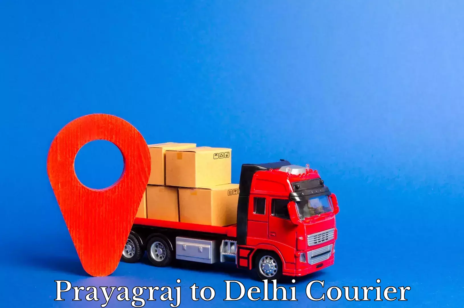 Ocean freight courier Prayagraj to Jamia Hamdard New Delhi