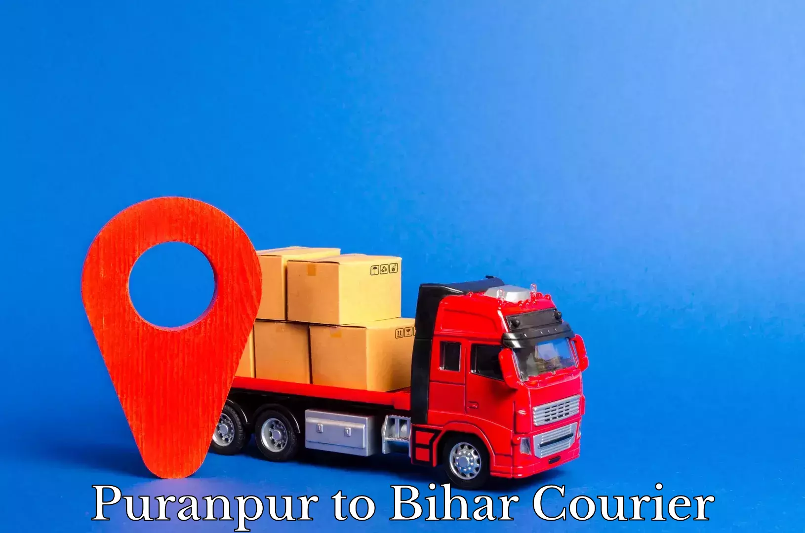 On-demand courier Puranpur to Kanker Nabinagar