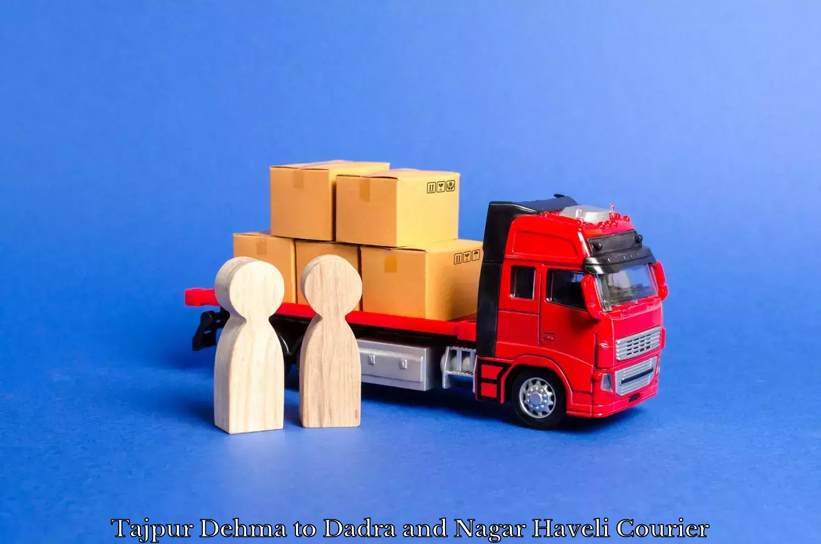 Heavy parcel delivery Tajpur Dehma to Dadra and Nagar Haveli