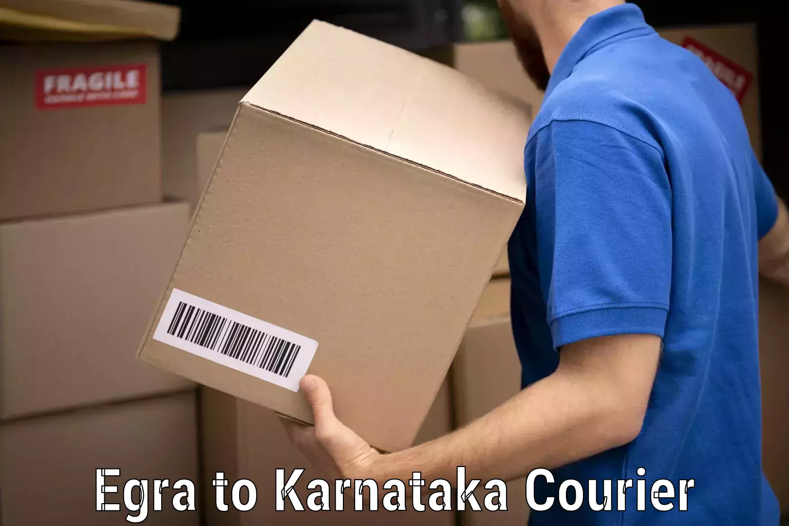Furniture shipping services Egra to Karnataka