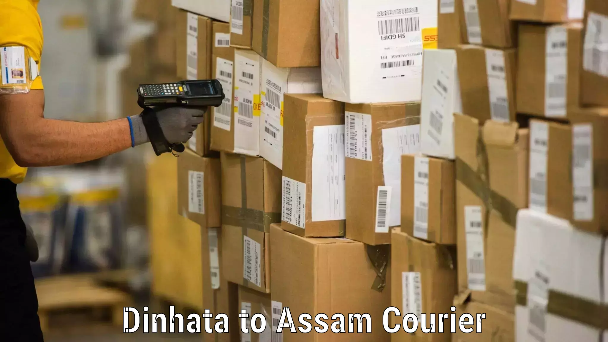 Reliable moving assistance Dinhata to Naharkatia