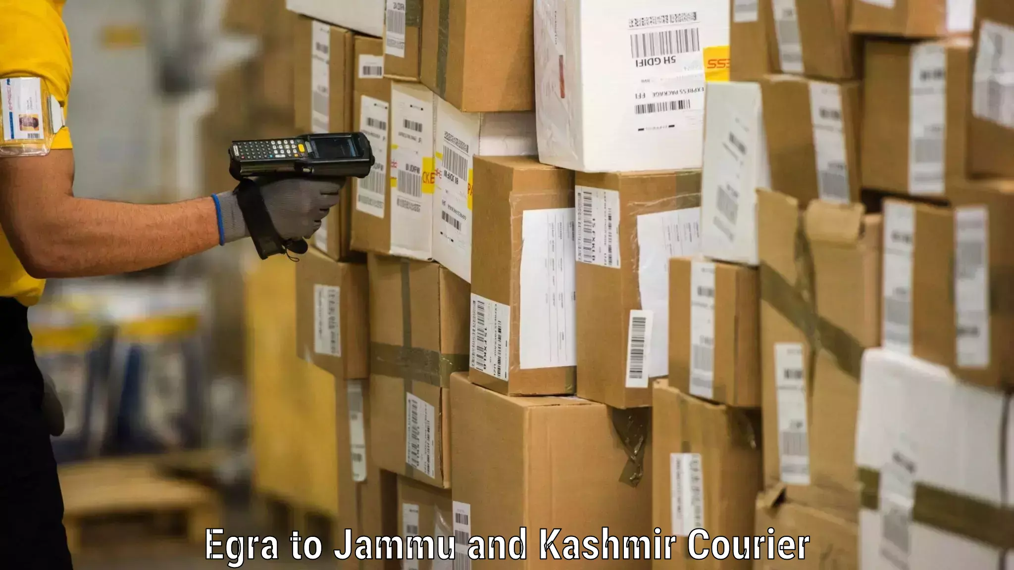 Professional home goods shifting in Egra to Jammu and Kashmir