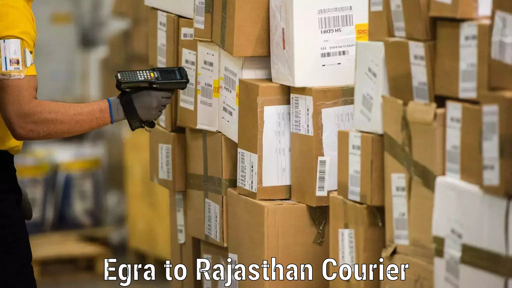 Professional moving company Egra to Rajasthan