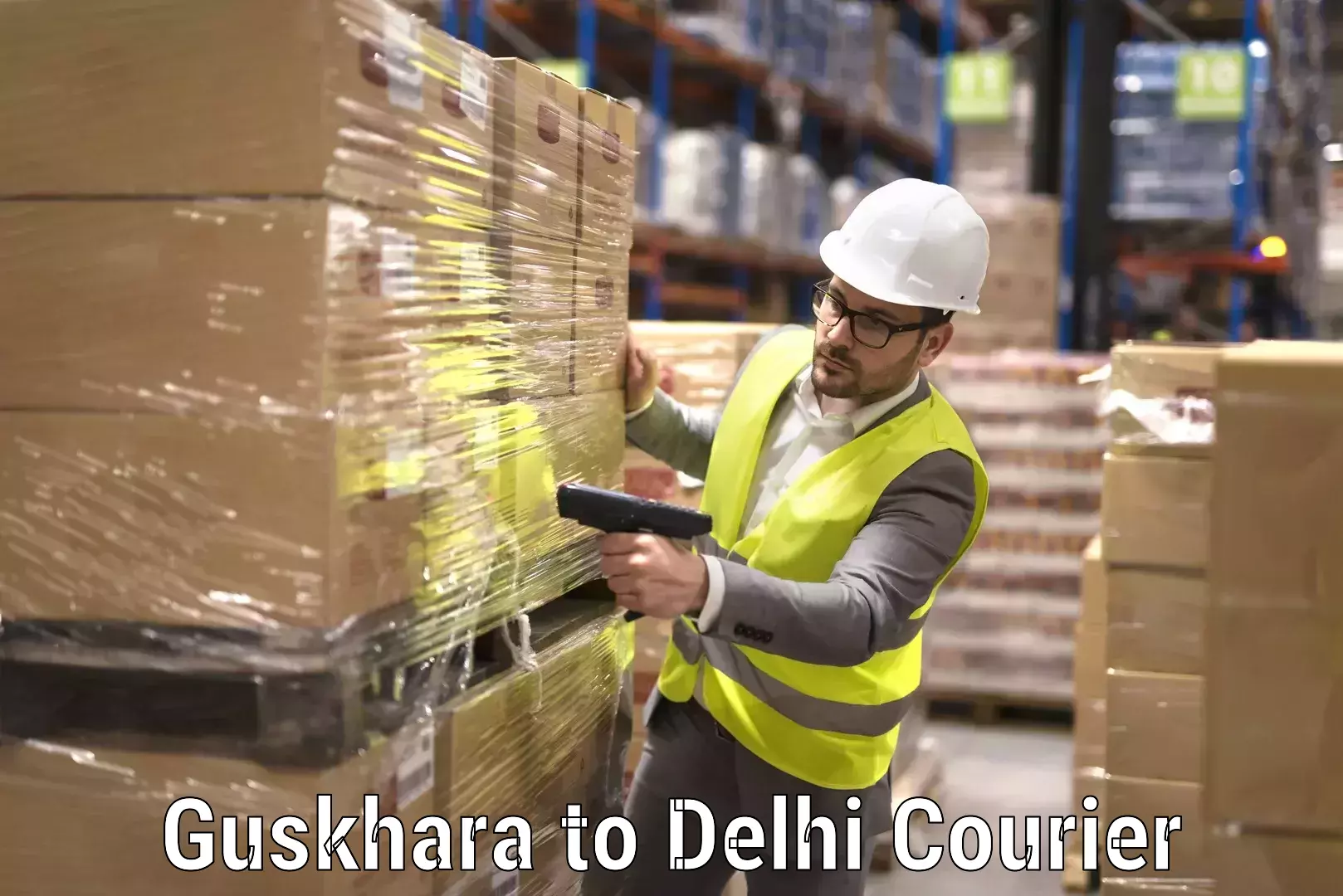 Household goods movers Guskhara to Delhi