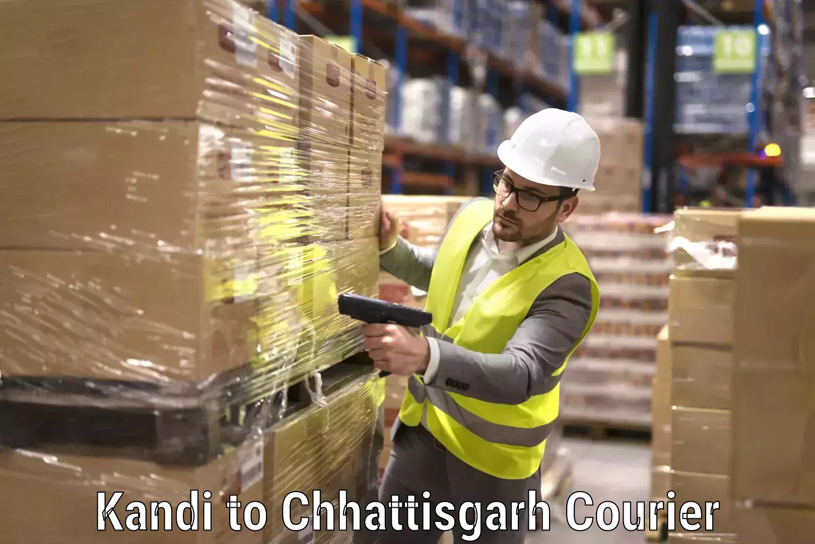 Cost-effective moving solutions Kandi to Chhattisgarh