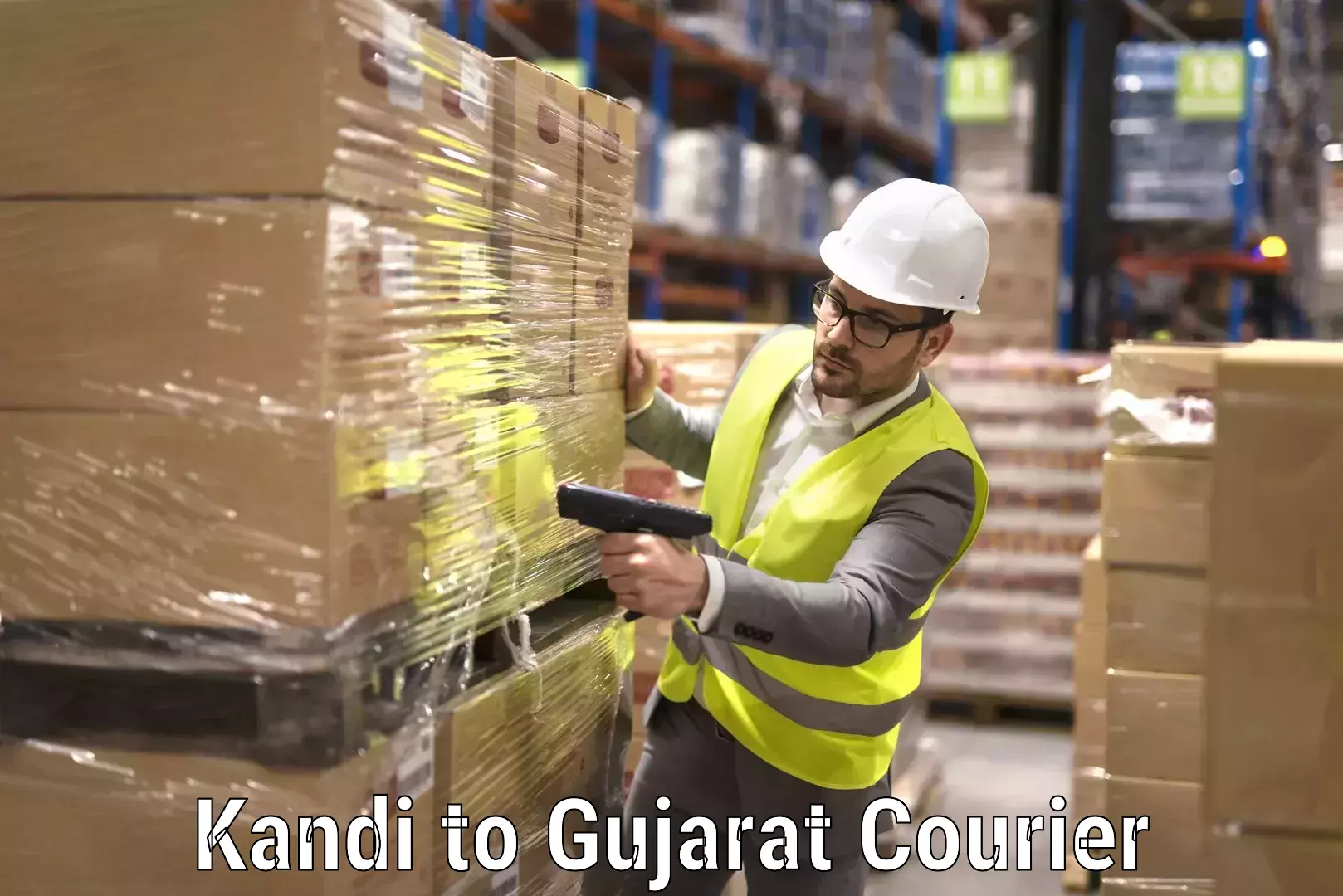 Home moving and storage Kandi to Gujarat