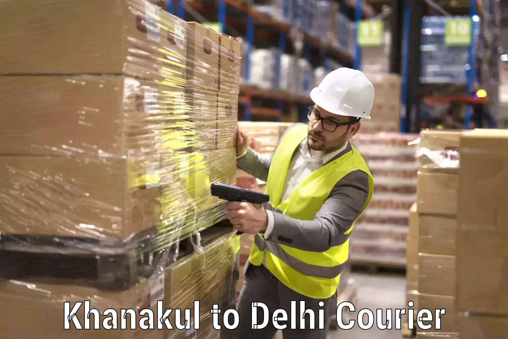 Expert furniture movers Khanakul to Delhi