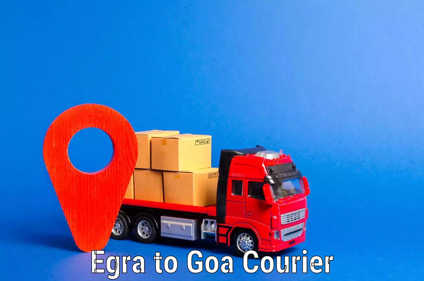 Moving and storage services Egra to Goa
