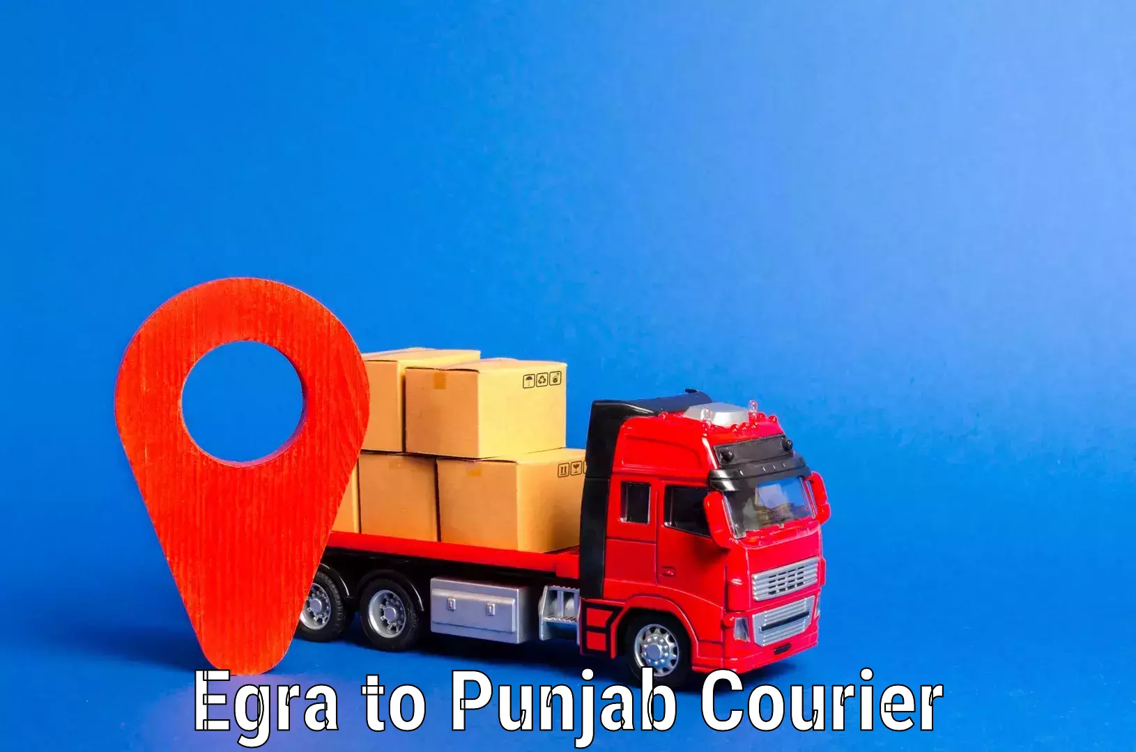 Household transport services Egra to Punjab