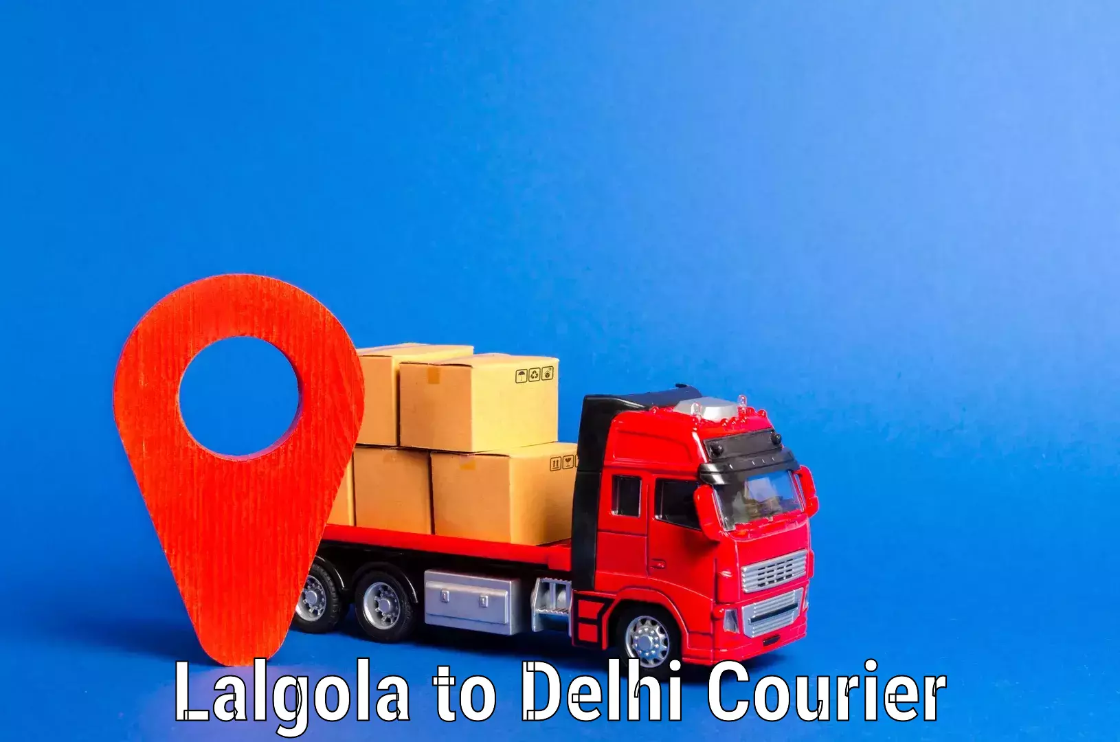 Professional packing and transport Lalgola to East Delhi