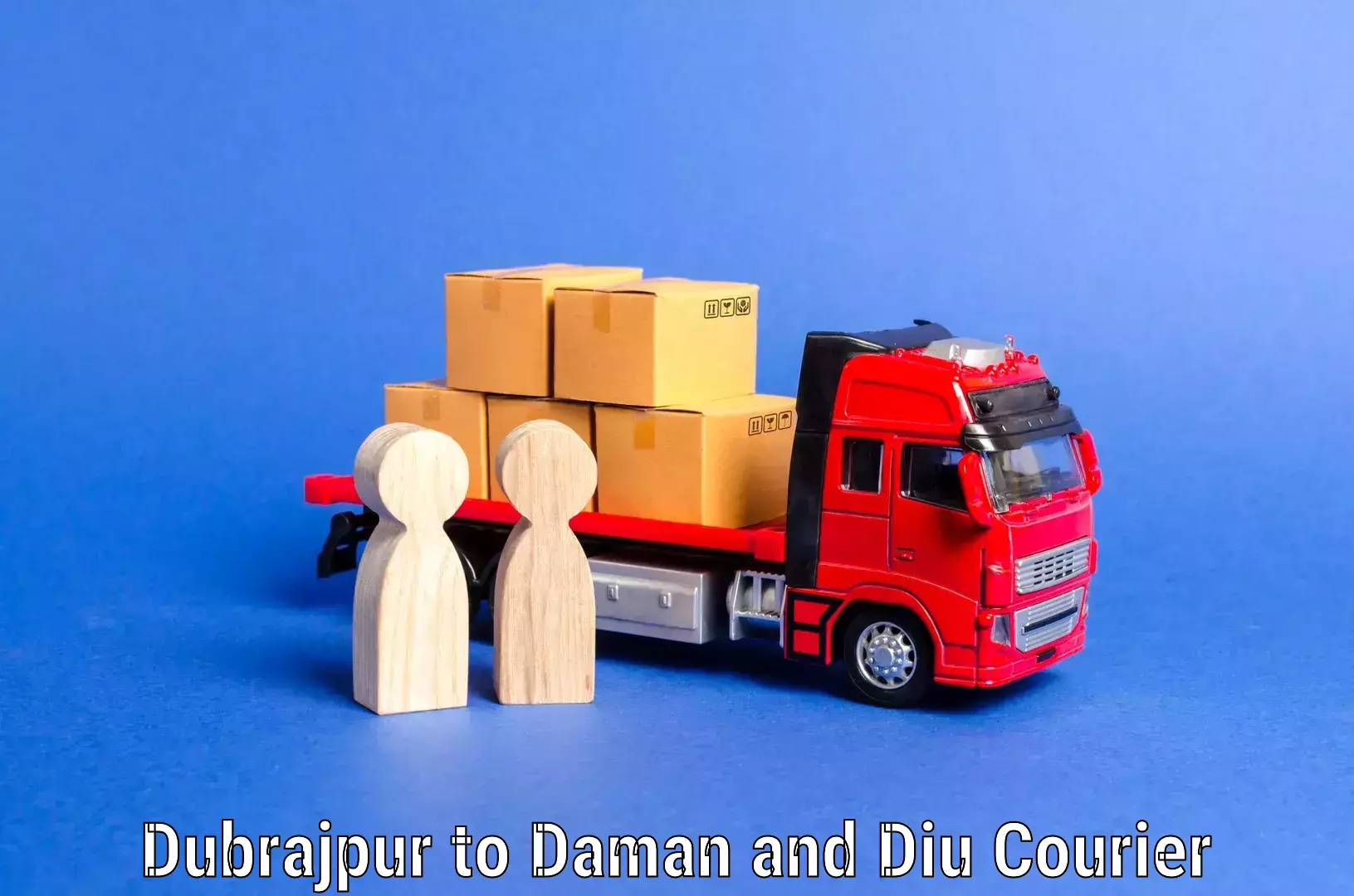 Comprehensive furniture moving Dubrajpur to Daman and Diu