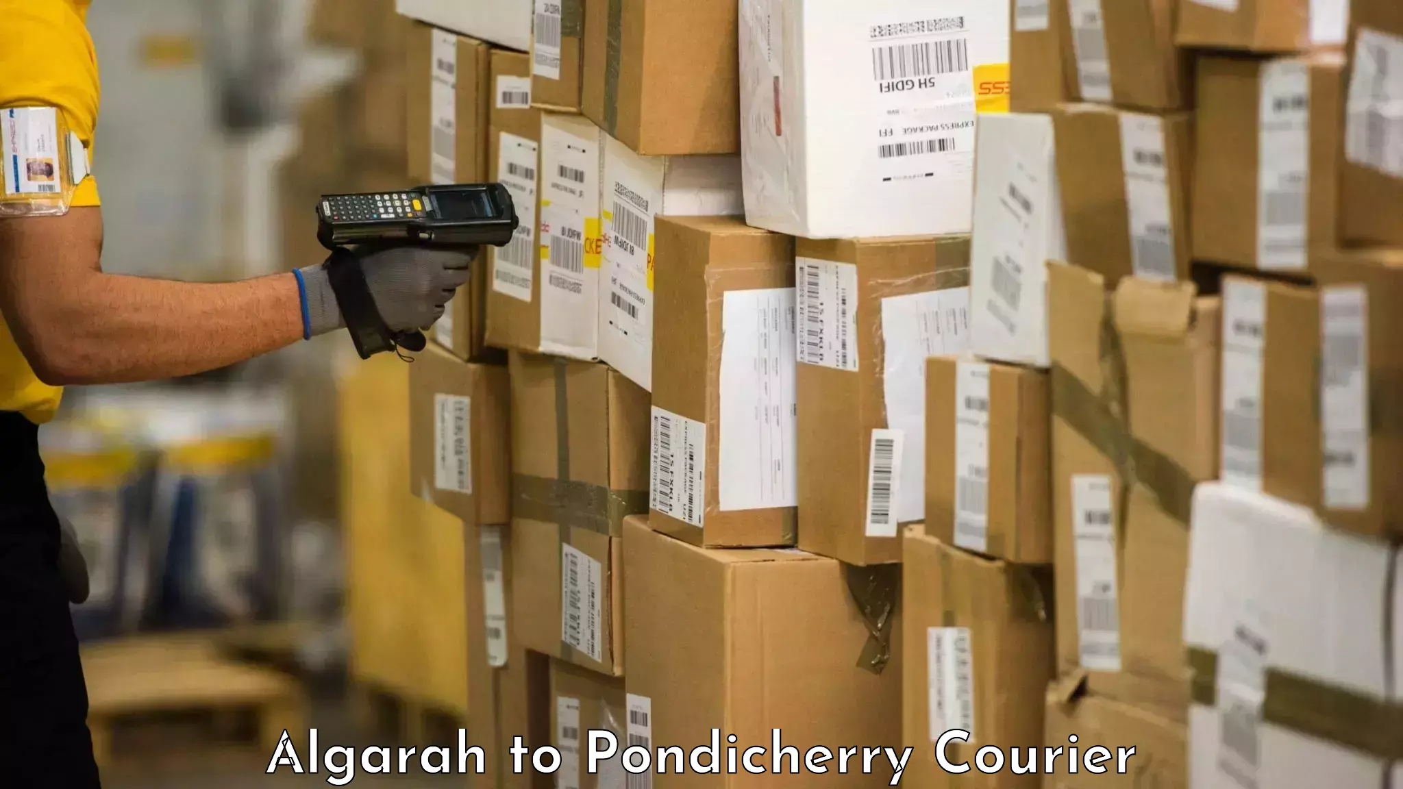 Online luggage shipping booking Algarah to Pondicherry University