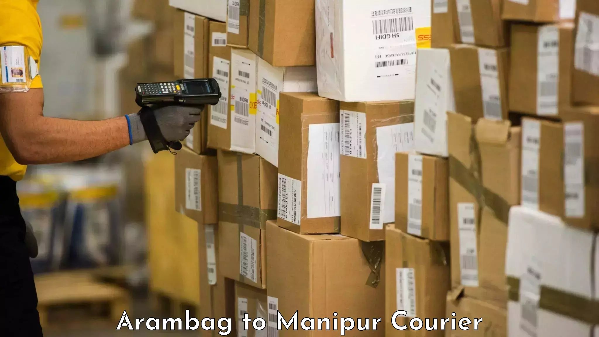 Emergency baggage service Arambag to Manipur