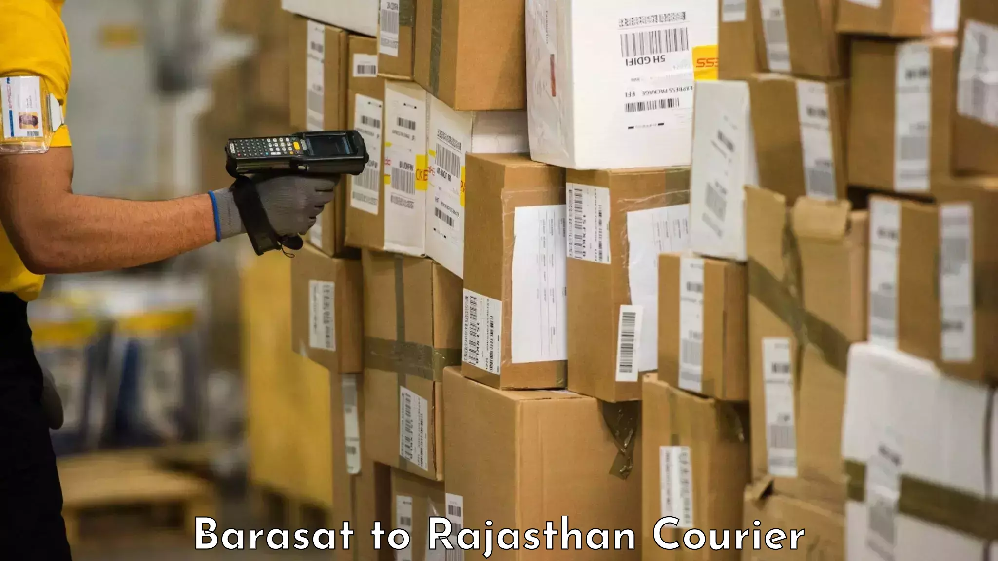 Baggage delivery estimate Barasat to Jhalawar