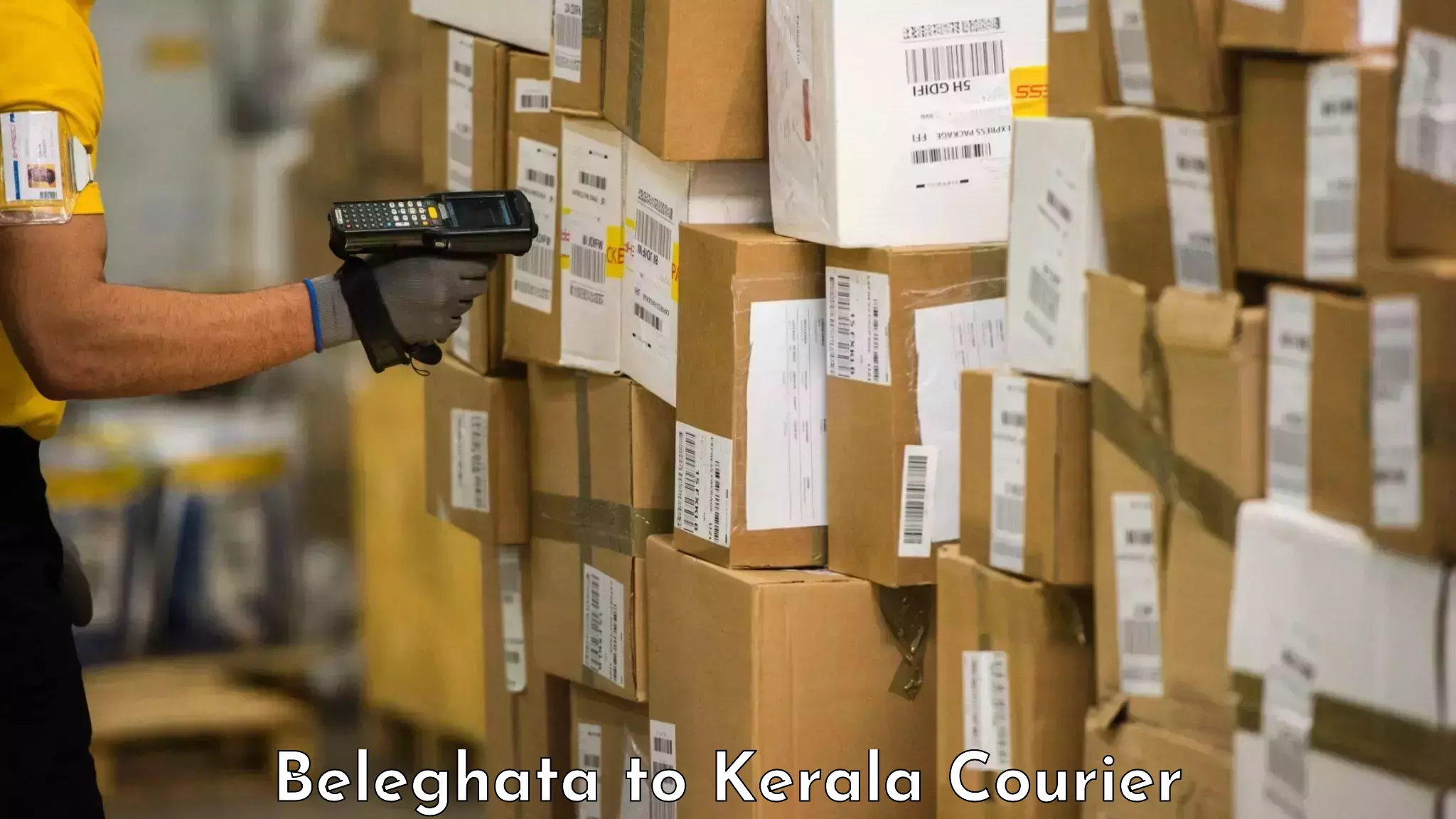 Train station baggage courier Beleghata to Calicut University Malappuram