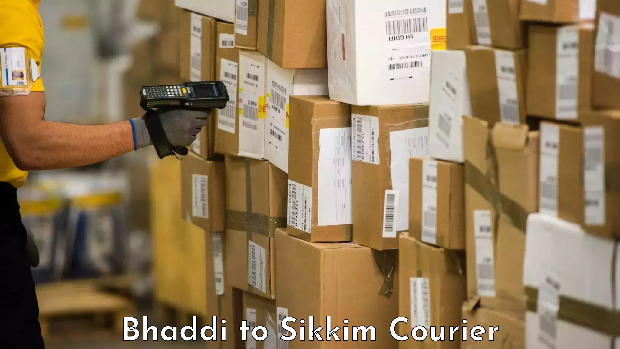 Trackable baggage shipping Bhaddi to North Sikkim