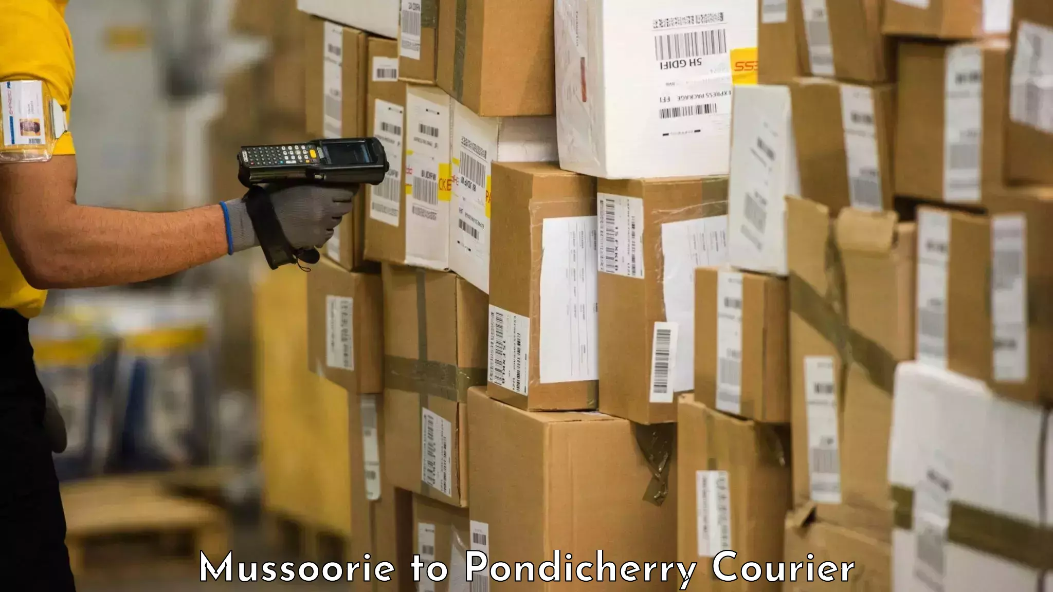 Hassle-free luggage shipping Mussoorie to Pondicherry