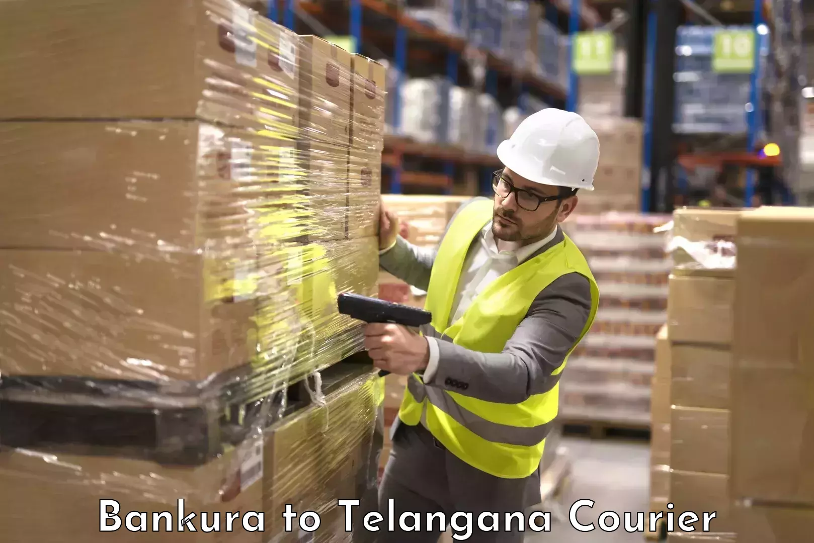 Baggage courier FAQs Bankura to Telangana