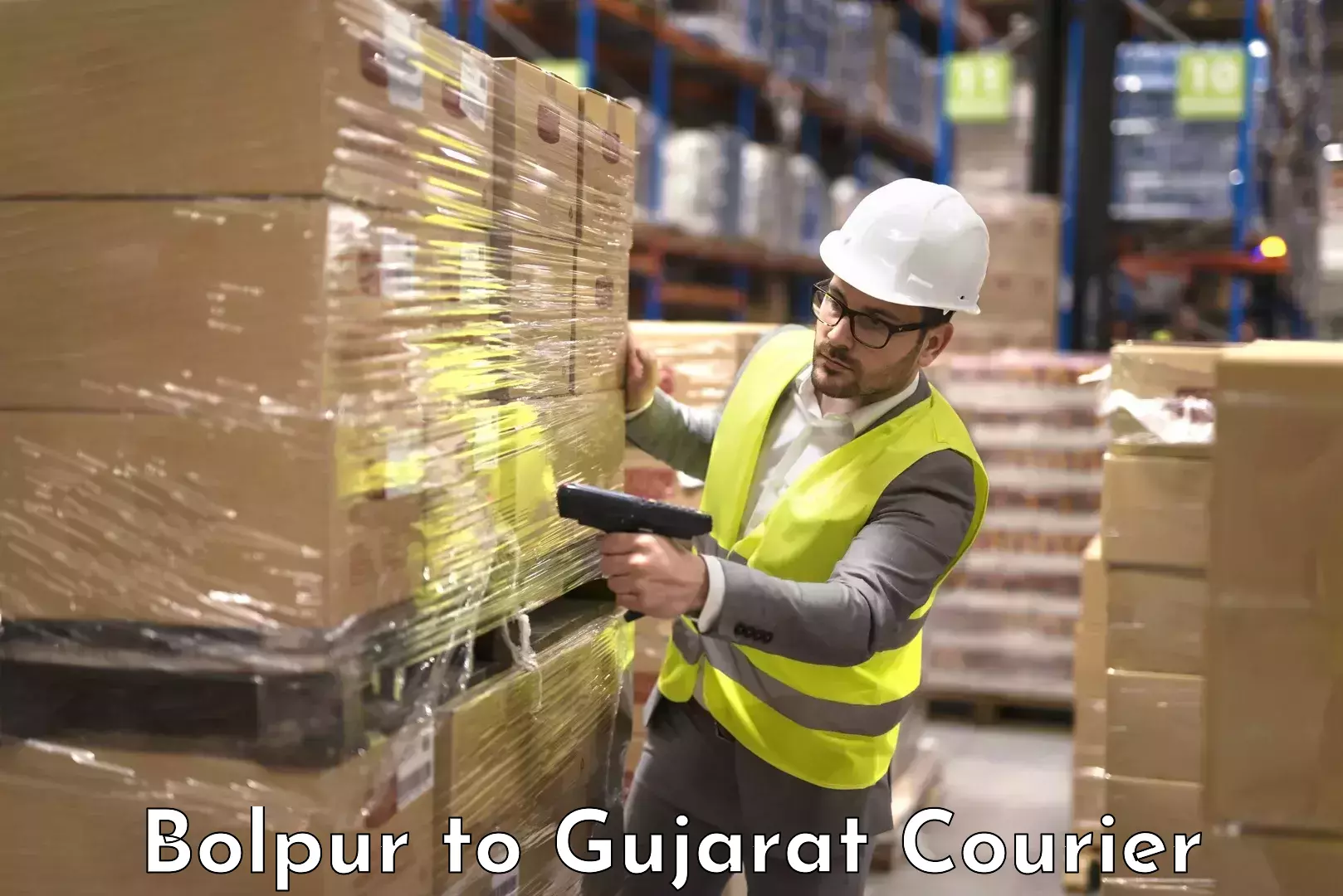 Luggage shipping efficiency Bolpur to Dholka