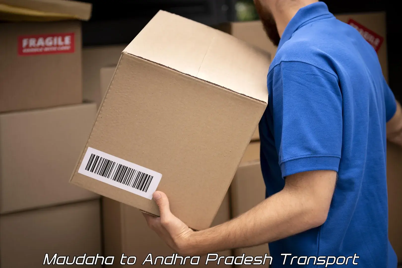 Vehicle parcel service Maudaha to Tirupati