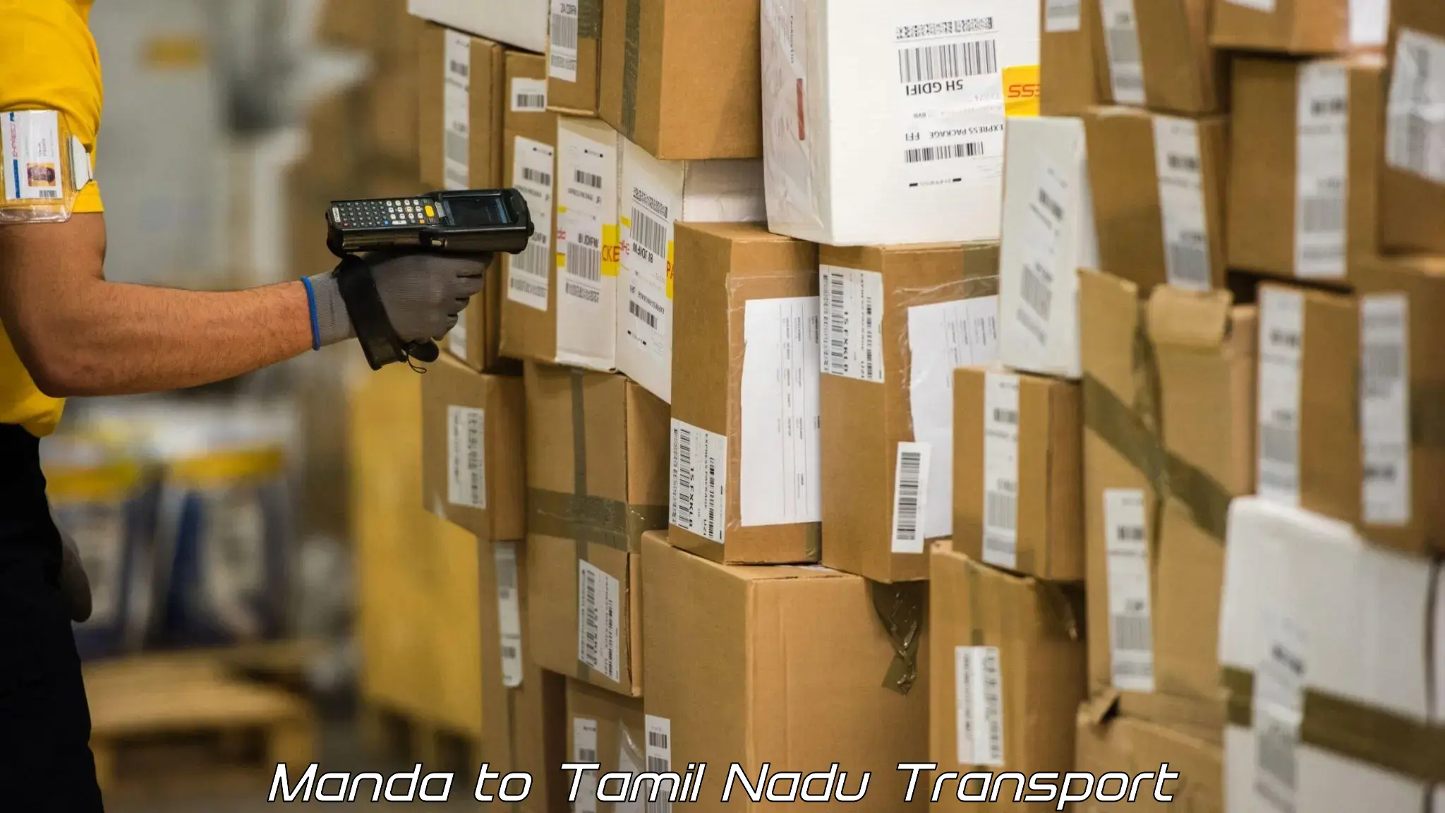 Package delivery services Manda to Pennagaram