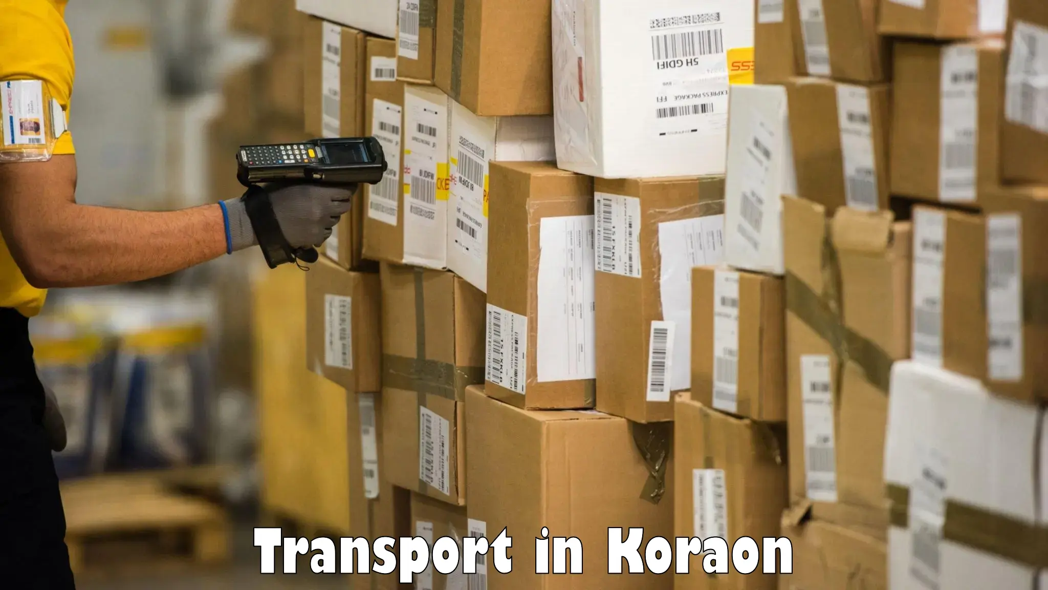 Interstate transport services in Koraon