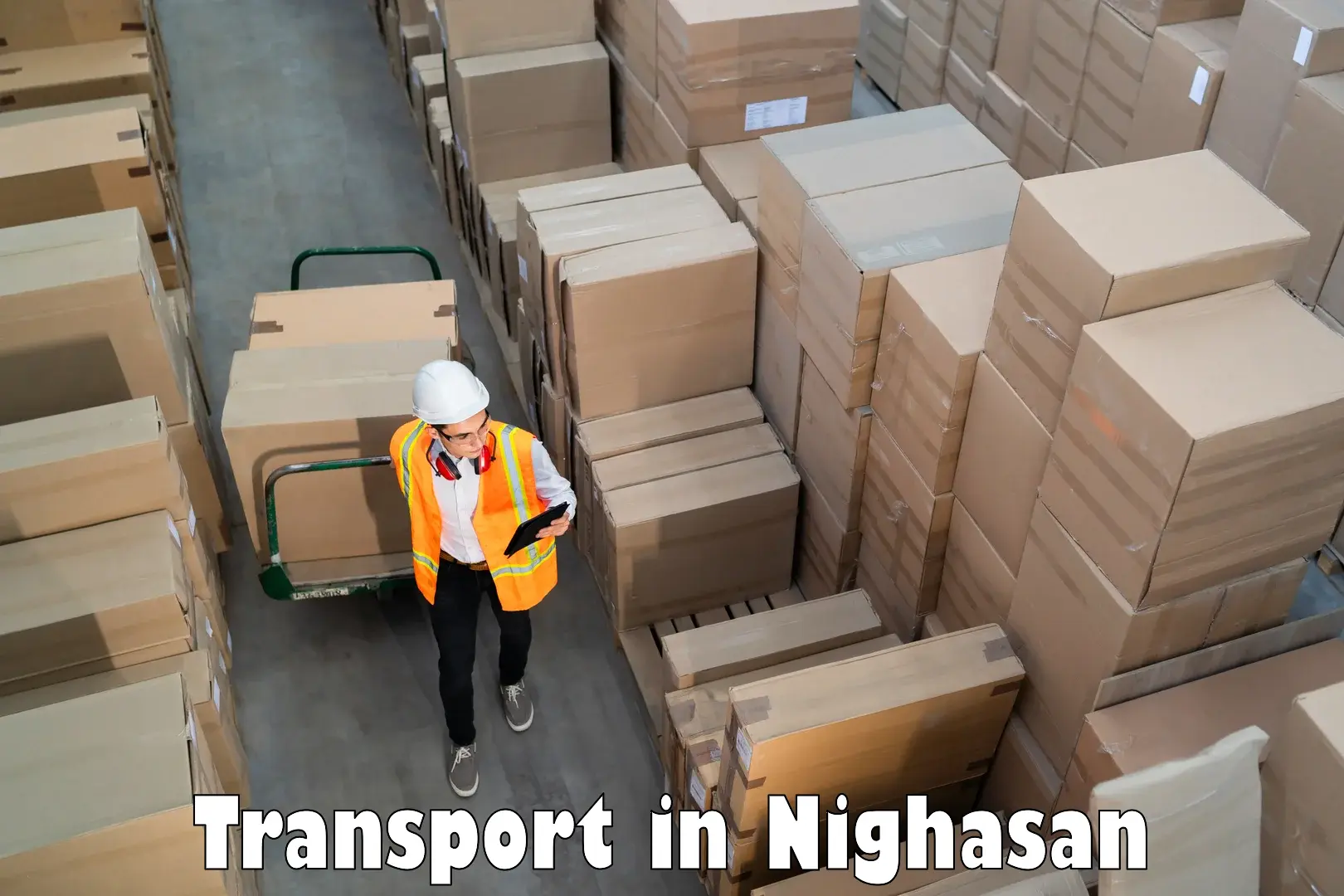 Cargo train transport services in Nighasan