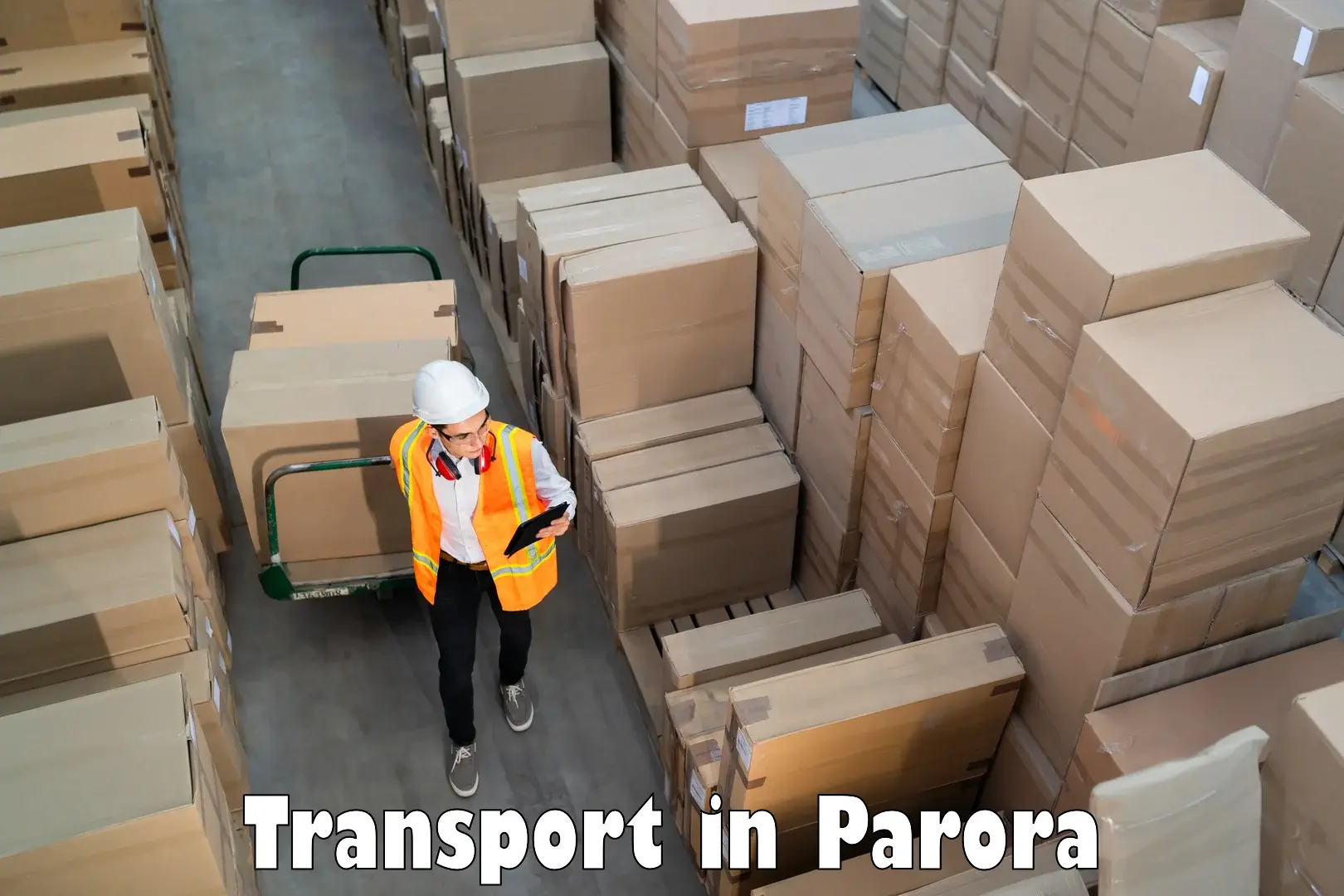 Online transport in Parora