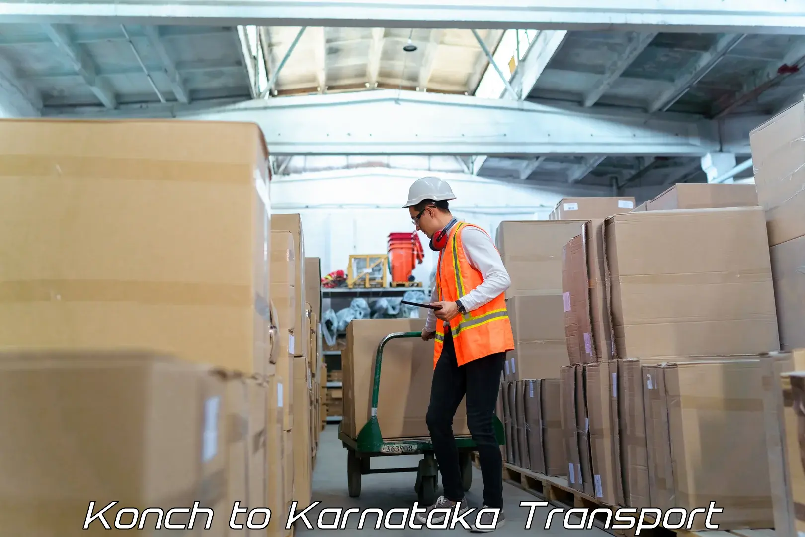 Domestic goods transportation services Konch to Chikkanayakanahalli