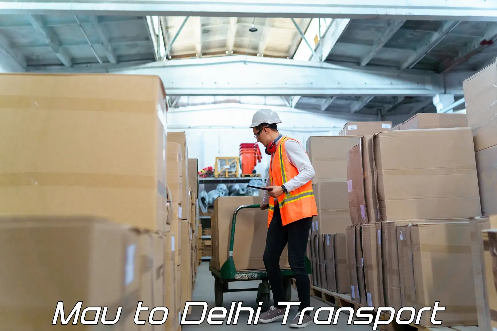 Container transport service Mau to Delhi Technological University DTU